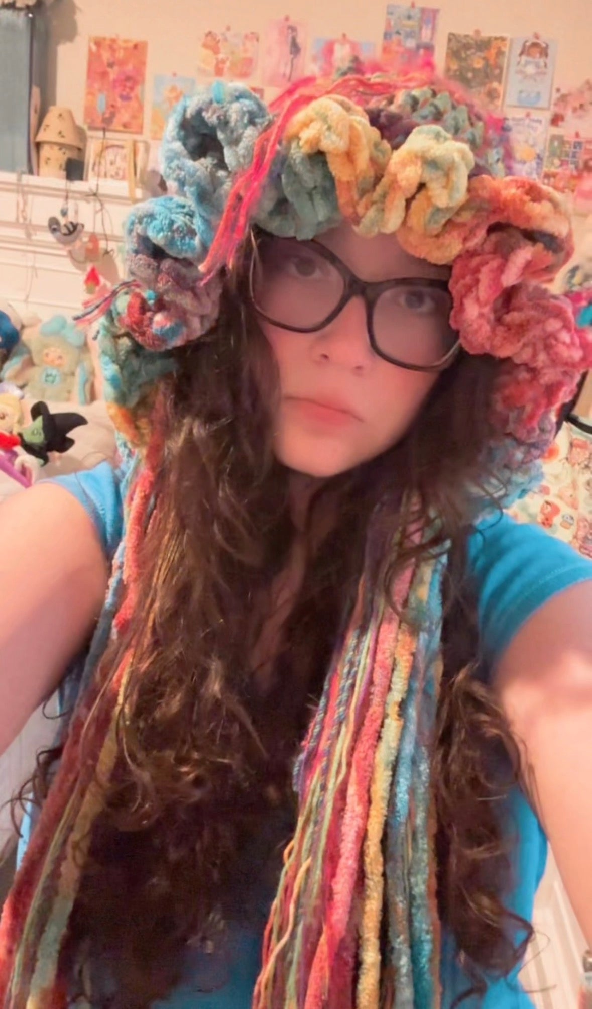 Rainbow Pride Jellyfish Hat
