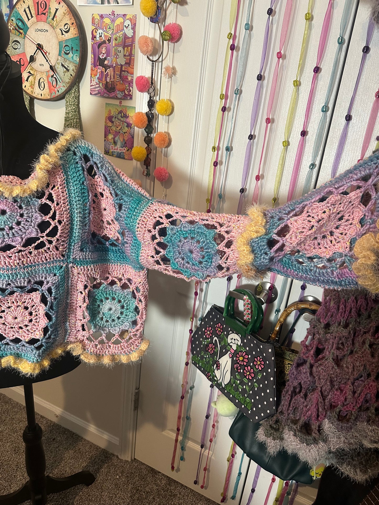 Rapunzel Crochet Granny Sweater