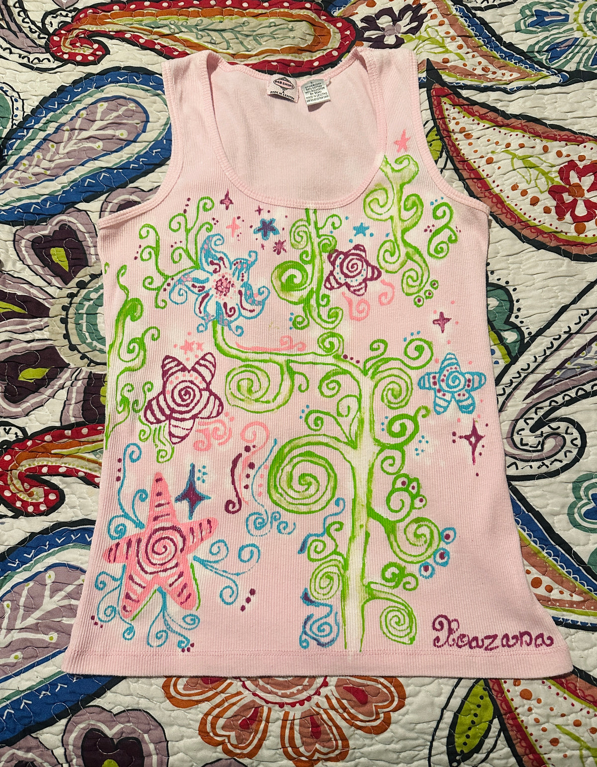 Star Flower Garden Top