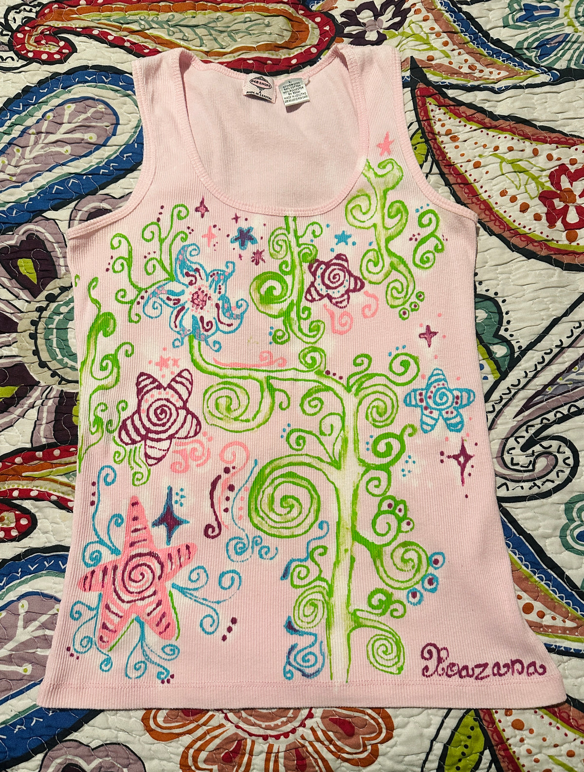 Star Flower Garden Top