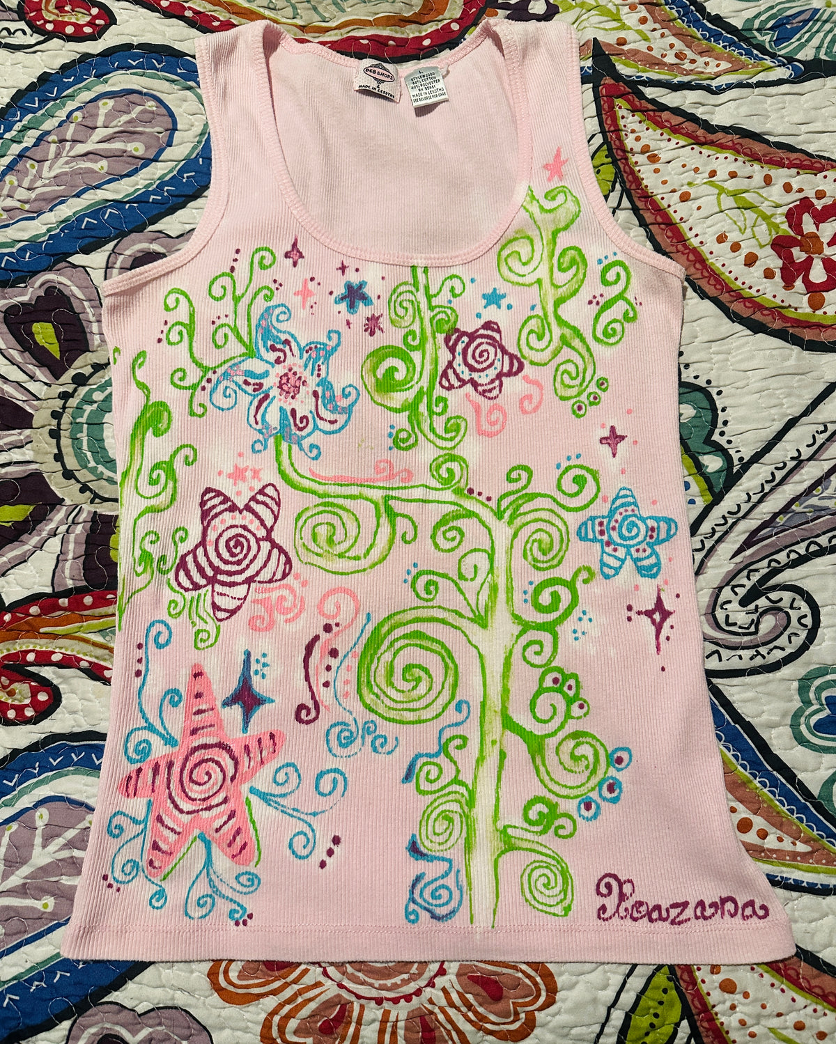 Star Flower Garden Top