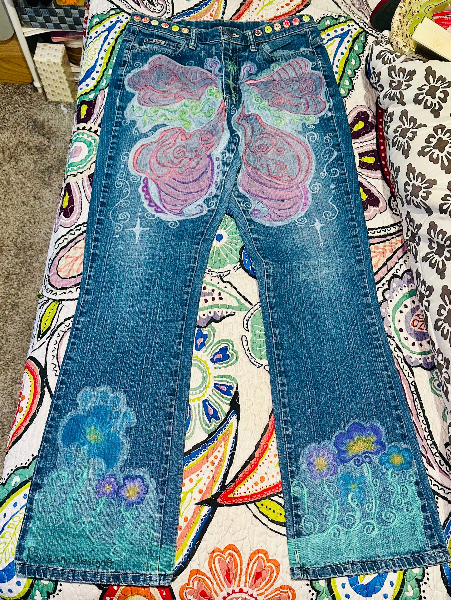 Butterfly in the Garden Jeans