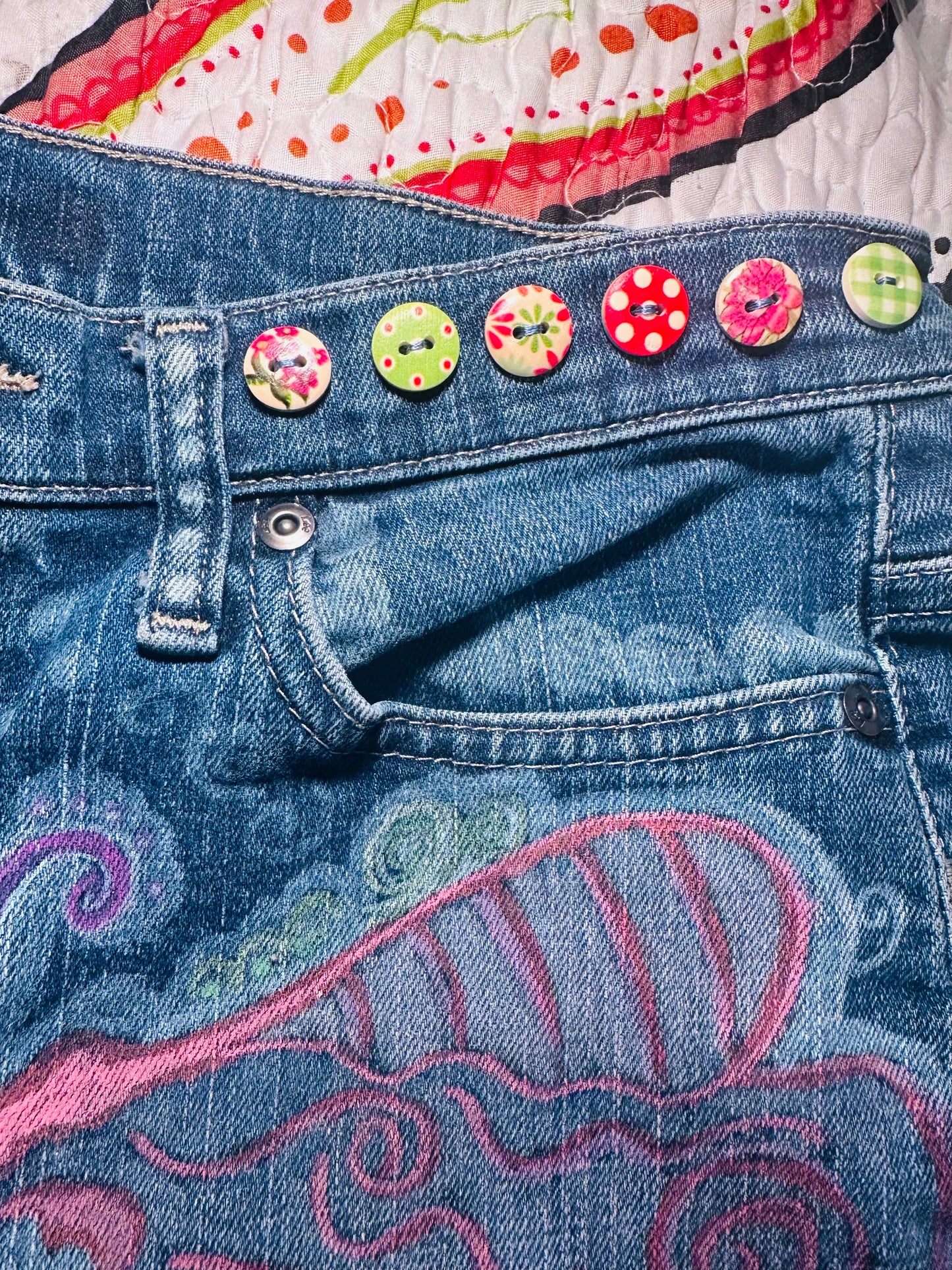 Butterfly in the Garden Jeans